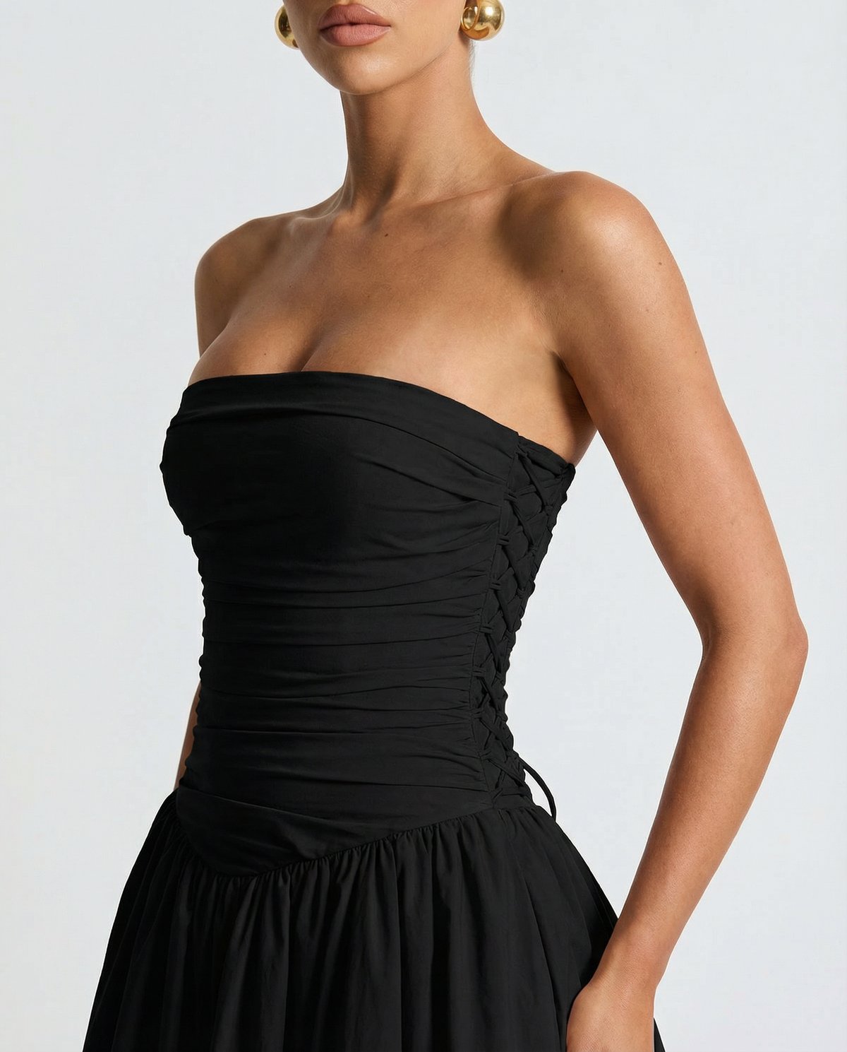 Jillian Ballkleid Maxi Dress - Schwarz