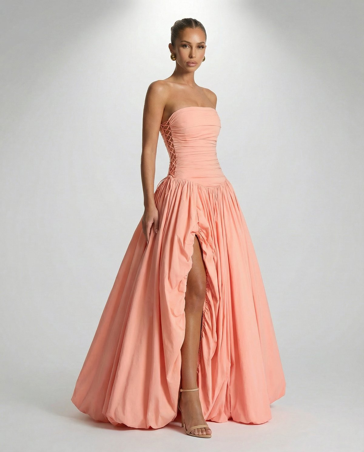 Jillian Ballkleid Maxi Dress - Rosa