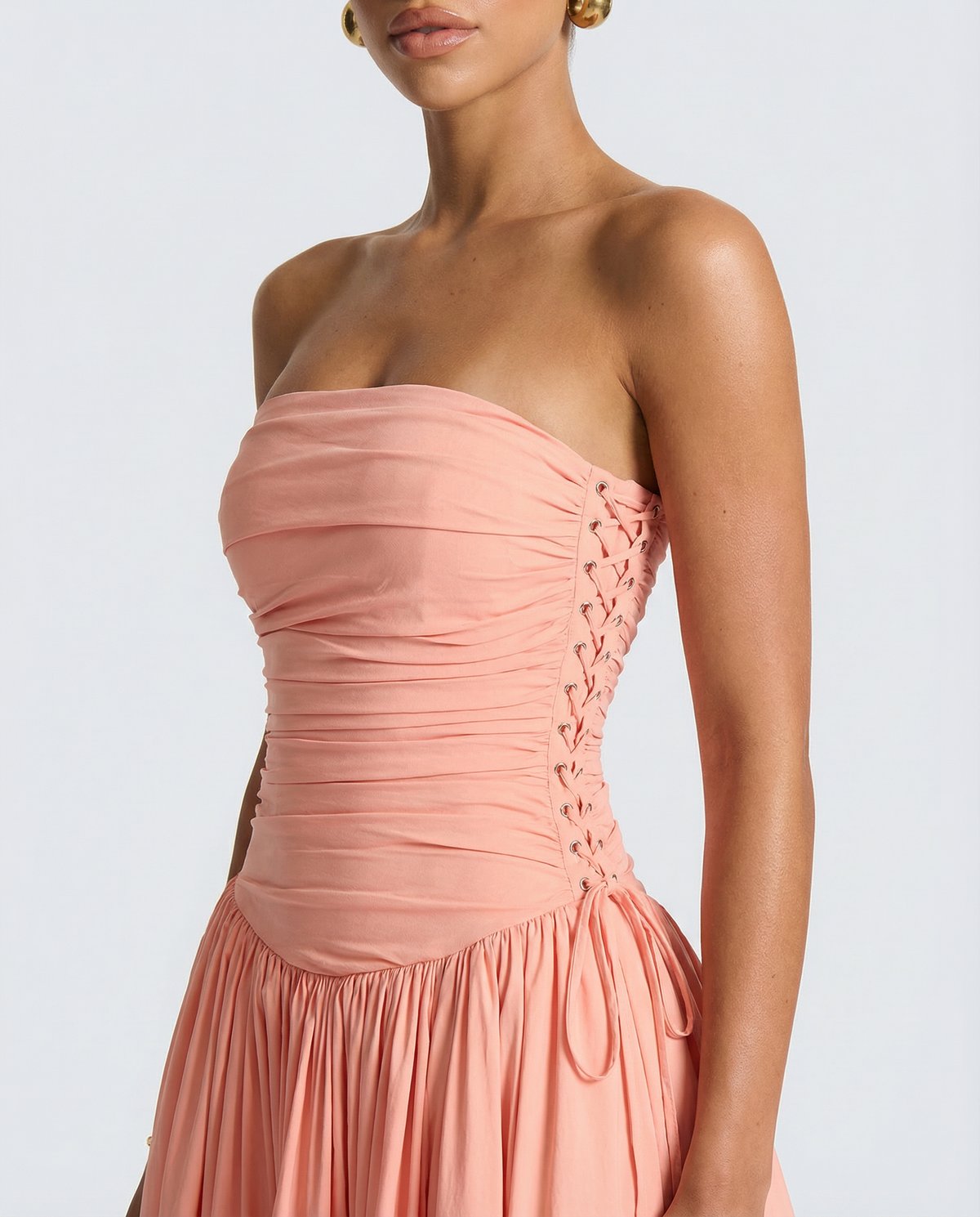 Jillian Ballkleid Maxi Dress - Rosa