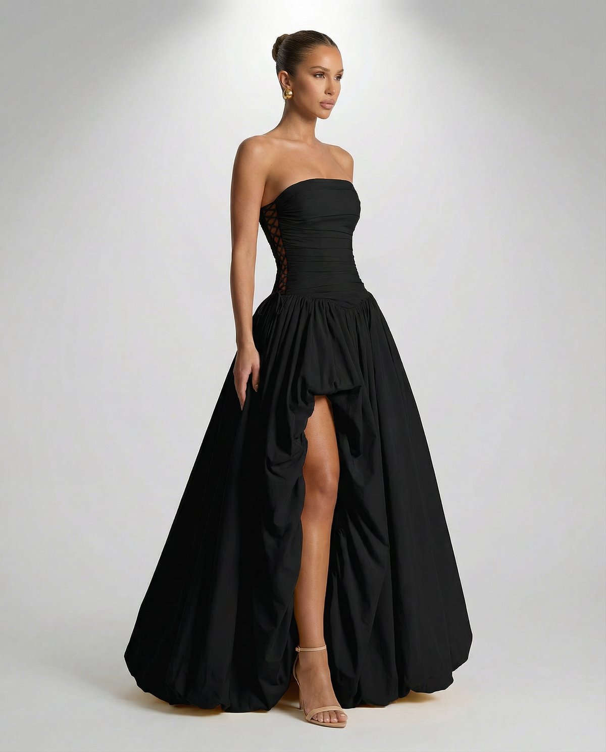 Jillian Ballkleid Maxi Dress - Schwarz