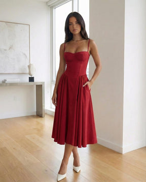 Valeria Sculpt Midi Dress