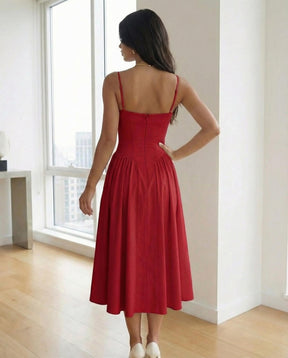 Valeria Sculpt Midi Dress