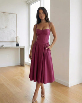 Valeria Sculpt Midi Dress
