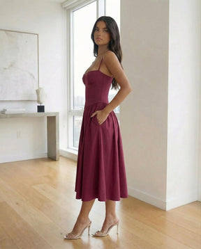 Valeria Sculpt Midi Dress