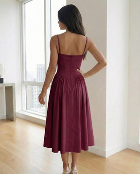 Valeria Sculpt Midi Dress