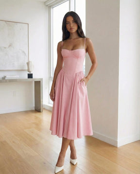 Valeria Sculpt Midi Dress